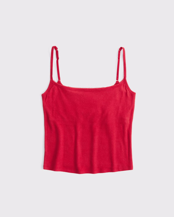 Women's Cozy Lounge 90s Cami | Women's Sleepwear & Loungewear | Abercrombie.com | Abercrombie & Fitch (US)