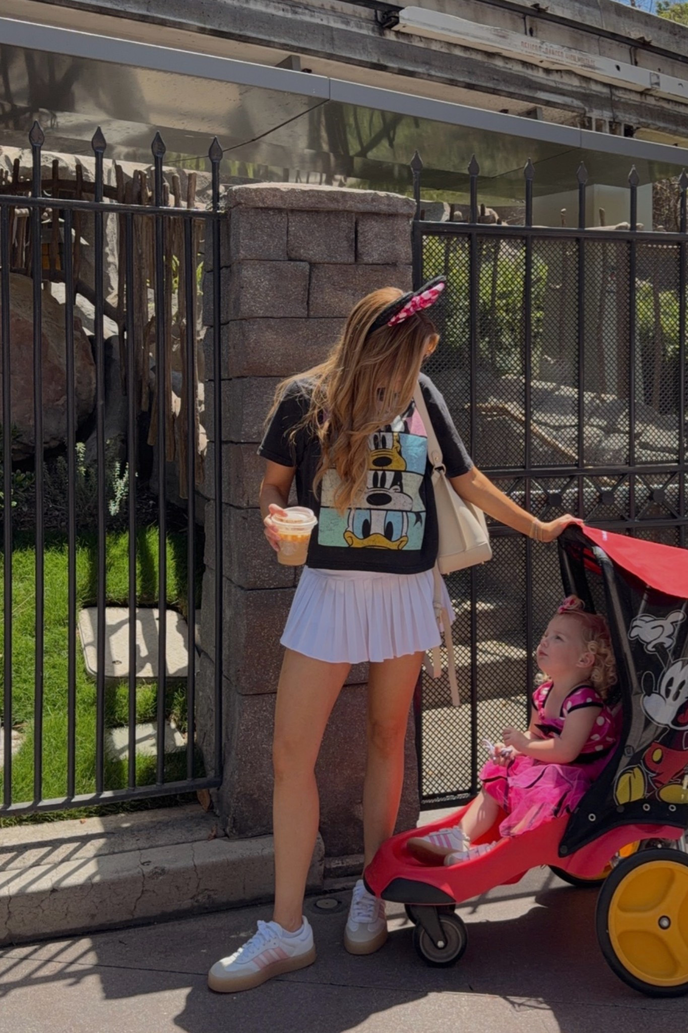 disney outfit, tee: large // skirt: xs