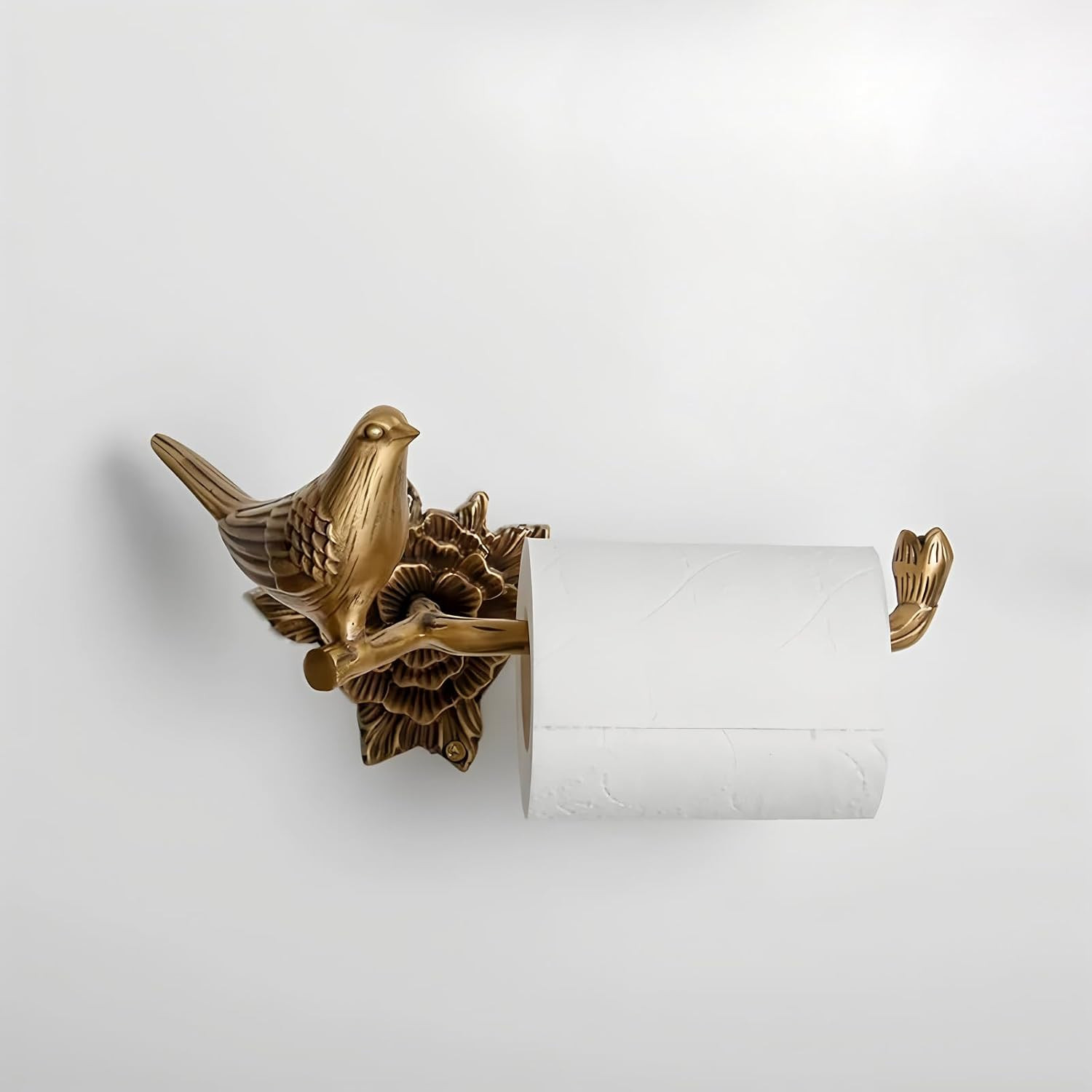 Decor Solid Brass Bird Antique Toilet Paper Roll Holder Bathroom Accessories Retro Toilet Paper Hook Wall Mounted Vintage | Amazon (US)