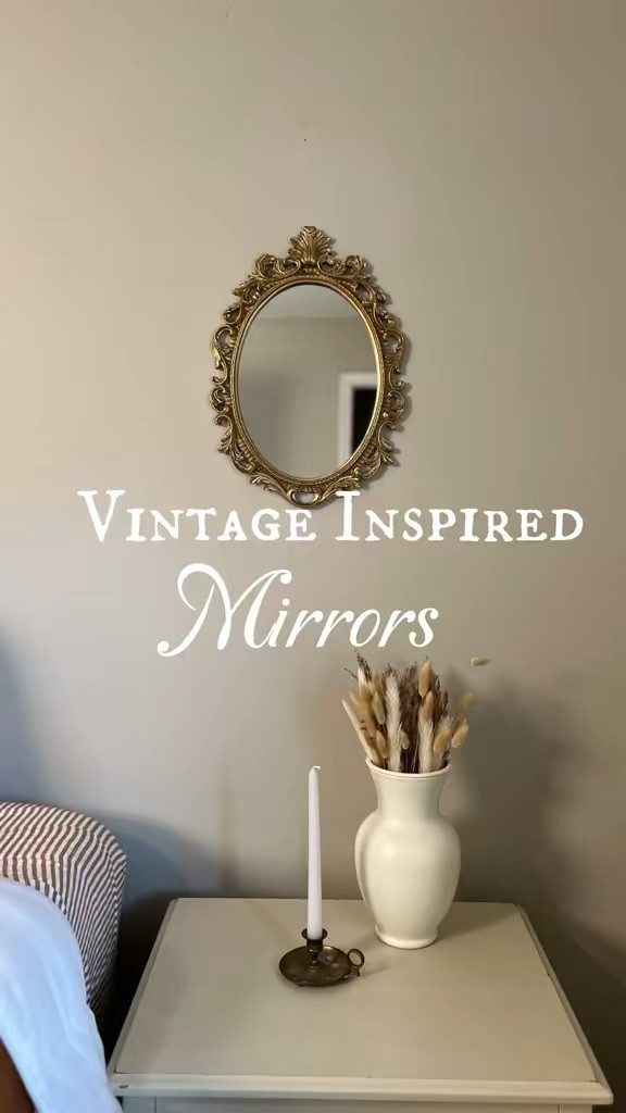 The kind of mirror that makes a space feel instantly collected ✨ This vintage-inspired gold oval mirror has that ornate, antique look I’m always thrifting for—but without the guesswork.

Perfect for layering into an entryway, above a dresser, or styled into a gallery wall for that curated cottage feel. The warm gold tone adds just enough richness while still working with neutrals, wood tones, and softer textures.

One of those pieces that makes everything around it look more intentional 🤍



#ltkhome #vintagedecor #cottagehome #antiquestyle #homedecorfinds
