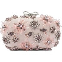 Self Portrait Satin Floral Clutch Bag | Balardi (US & Canada)