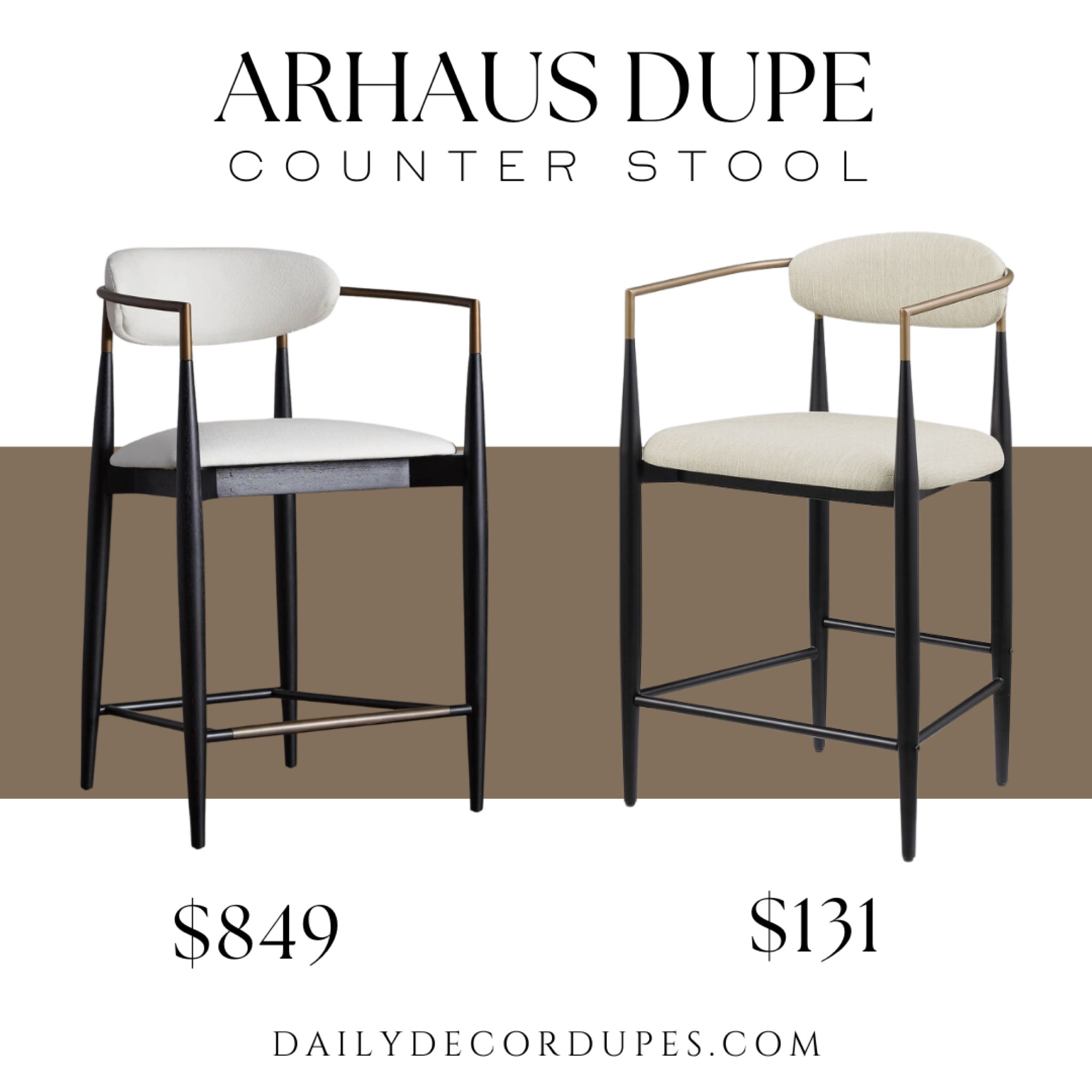 Arhaus counter stool dupe. Stylish metal stool. Modern counter stool. Minimalist counter design. Dining room.  Modern home decor.

Dupe dupes more affordable option find replica copy cat similar look for less budget friendly affordable cheap cheaper beautiful pretty. Clearance sale coupon code discount code promo code luxury lookalike look a like Inspo inspiration inspired by idea ideas Love dupes like these? I share multiple every day in my FB group “DAILY DECOR DUPES”

#LTKsalealert #LTKhome