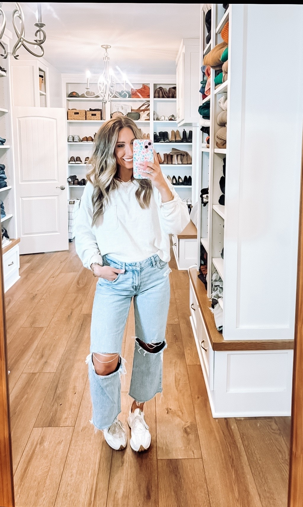 Comfy, but cute little spring fit. 

Distressed jeans | spring outfit | comfy fit 

#LTKootd #LTKOver40 #LTKmomlife