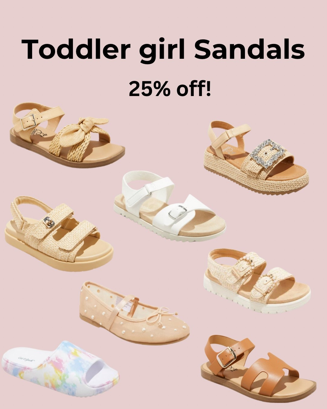Toddler/girl sandals on sale! 

#LTKSeasonal #LTKKids #LTKSaleAlert