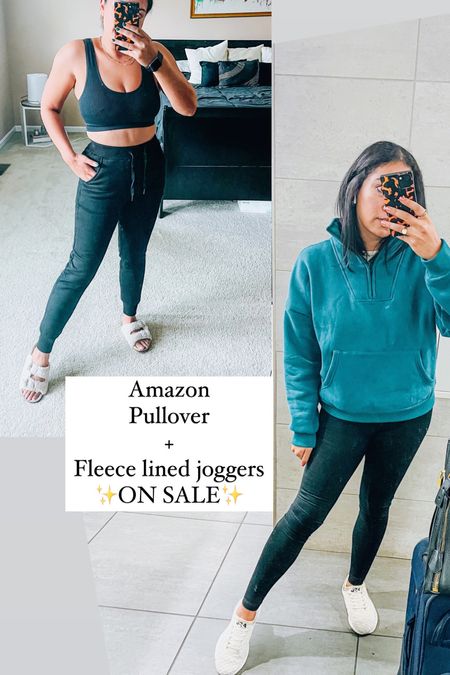 Amazon Athleisure on sale
Half zip
Fleece lined leggings


#LTKGiftGuide #LTKfindsunder50 #LTKsalealert