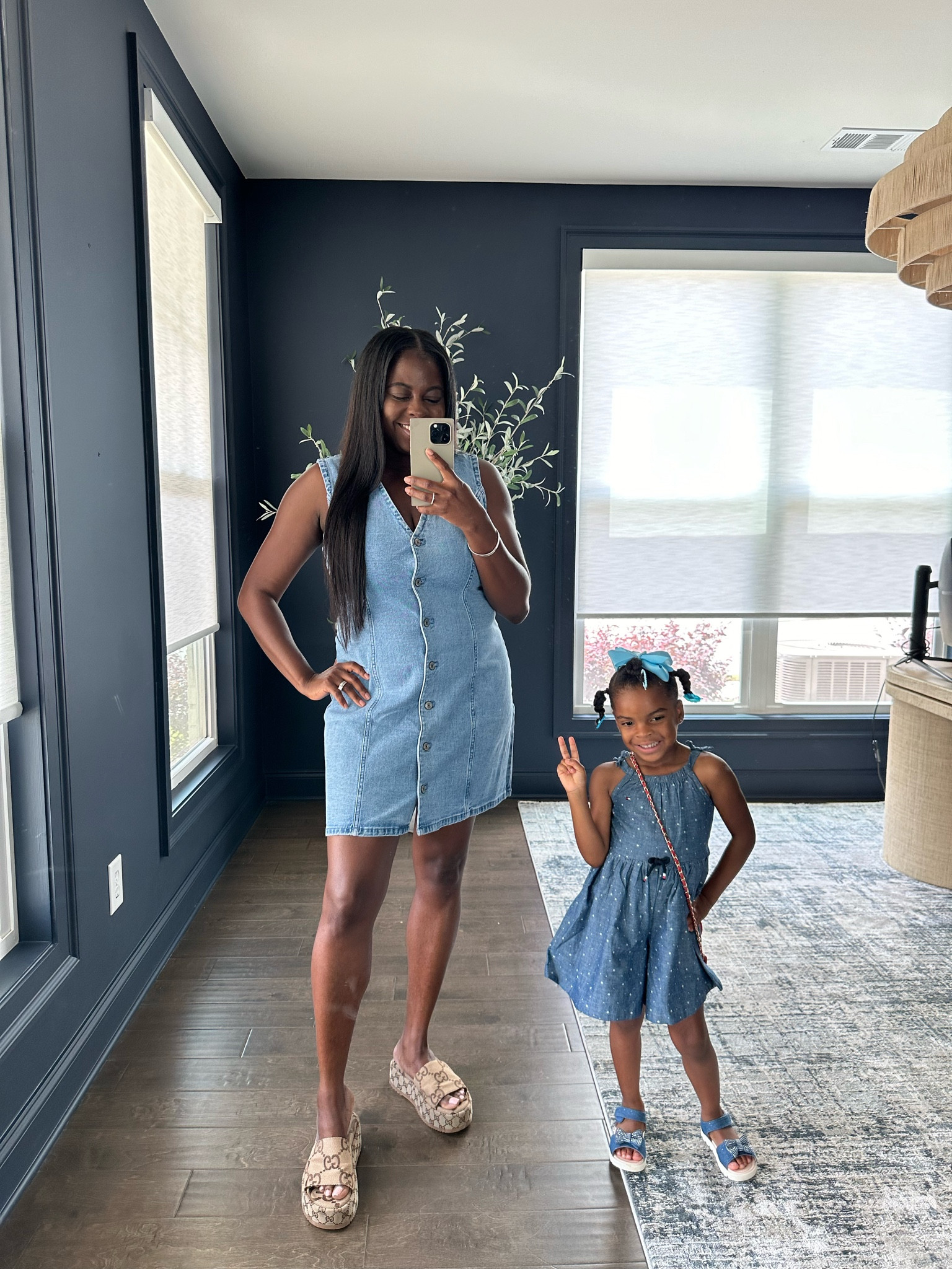Mommy and me summer outfit ideas. Denim dresses and denim rompers. 

#LTKKids #LTKFamily #LTKSeasonal