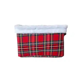 Small Plaid Fabric Basket by Ashland® | Michaels | Michaels Stores