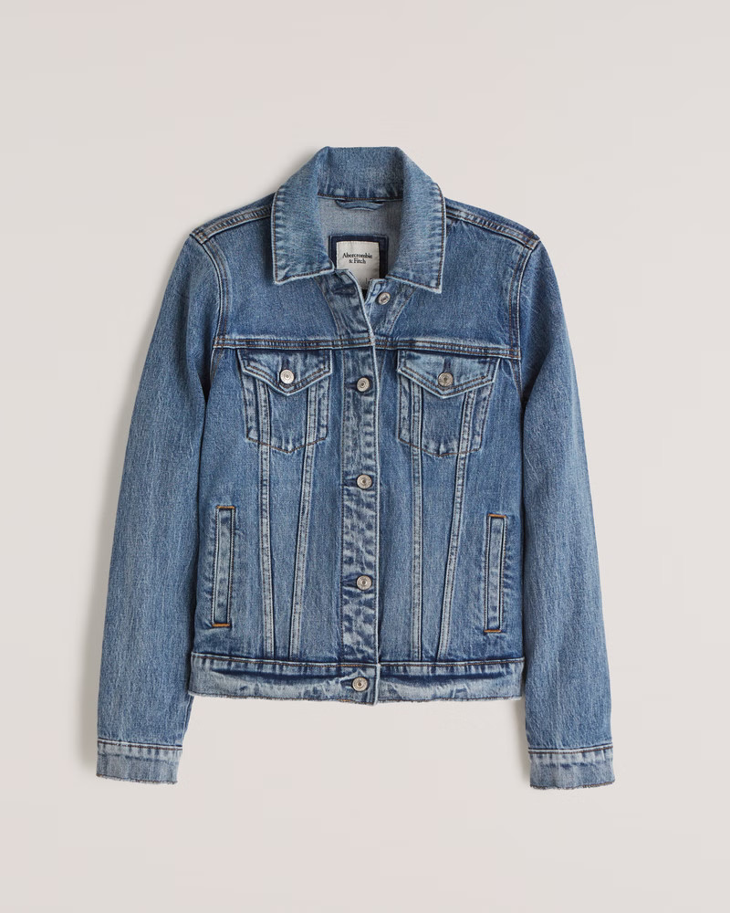 Women's Denim Jacket | Women's Coats & Jackets | Abercrombie.com | Abercrombie & Fitch (US)