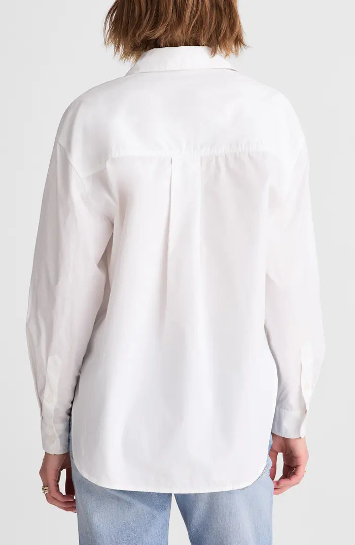 The Easy Poplin Button-Up Shirt | Nordstrom