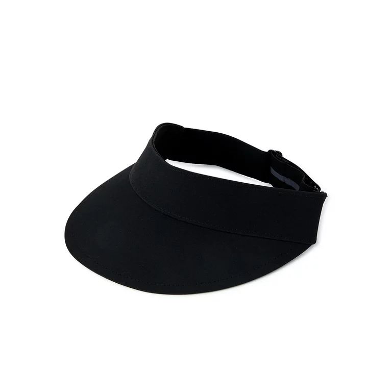 Athletic Works Women’s Black Soot Stretch Visor | Walmart (US)