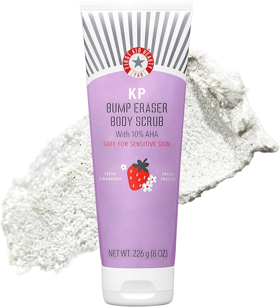 First Aid Beauty - KP Bump Eraser Body Scrub with 10% AHA, Keratosis Pilaris Exfoliator with Glyc... | Amazon (US)