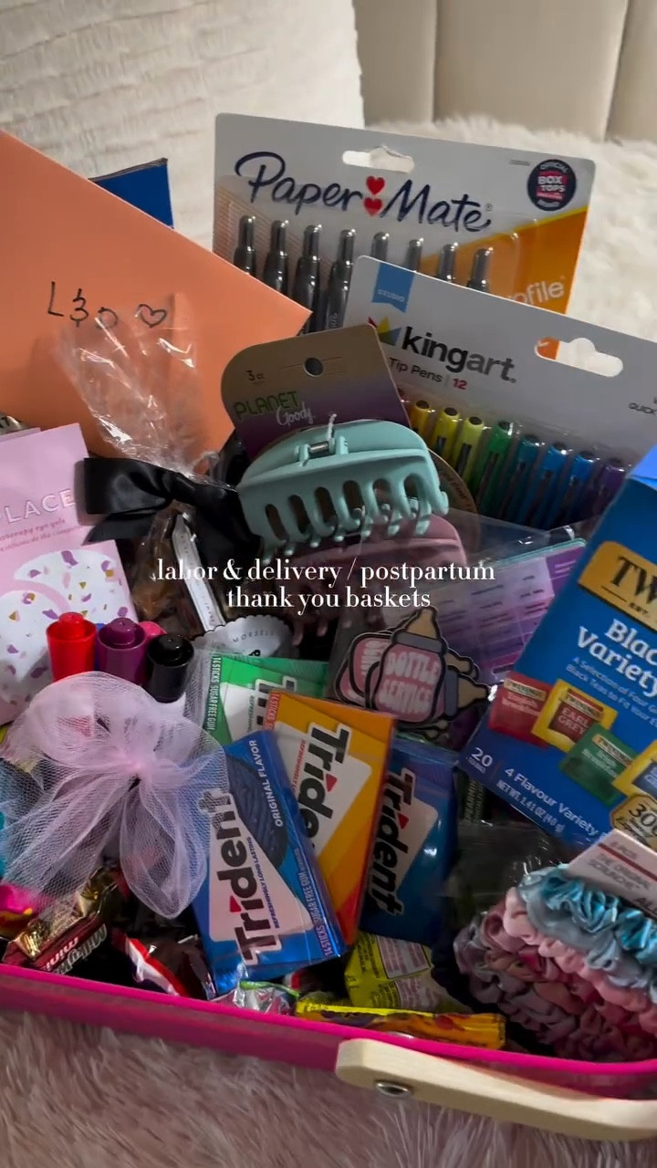 Labor & delivery / postpartum thank you baskets! 💕🧺🍼

While thank you gifs aren’t a must I know how much that small gestures are appreciated. You can never go wrong with chocolates, gum, candy, pens, hair accessories and some hydration! Shop all of my fav gifting goodies for those special nurses 💫

#LTKItBag #LTKBeauty