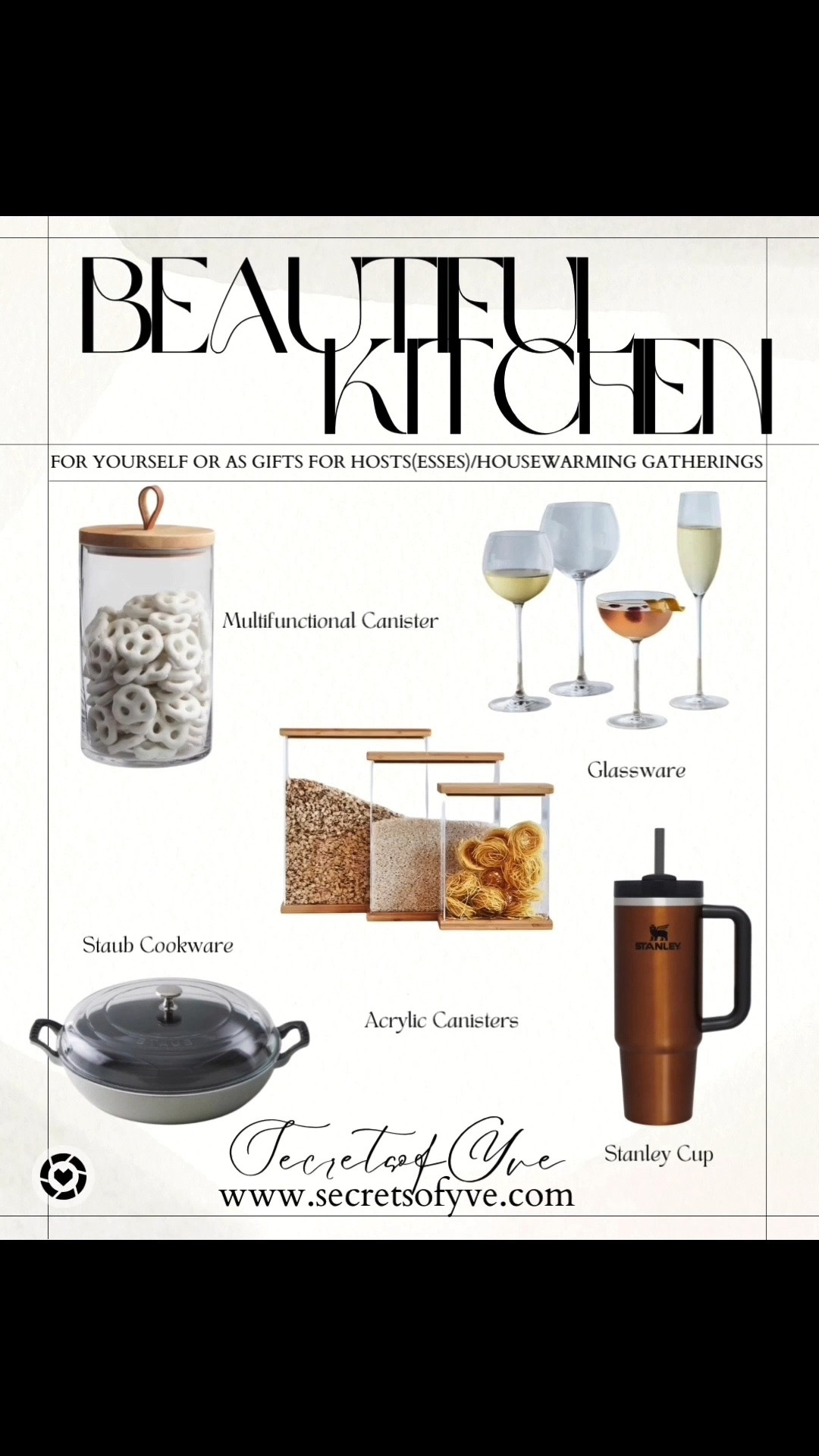 Secretsofyve: Home gifts, wedding gifts. Kitchen finds. 
#Secretsofyve #ltkgiftguide
Always humbled & thankful to have you here.. @dickssportinggoods @crate&barrel @amazon @williamssonoma
CEO: PATESI Global & PATESIfoundation.org
 @secretsofyve : where beautiful meets practical, comfy meets style, affordable meets glam with a splash of splurge every now and then. I do LOVE a good sale and combining codes! #ltksalealert #ltku #ltkplussize #ltkmidsize #ltkover40 #ltkpetite #ltktall #ltkvlog #ltkmens #ltkmomlife secretsofyve

#LTKSeasonal #LTKHome #LTKWedding
