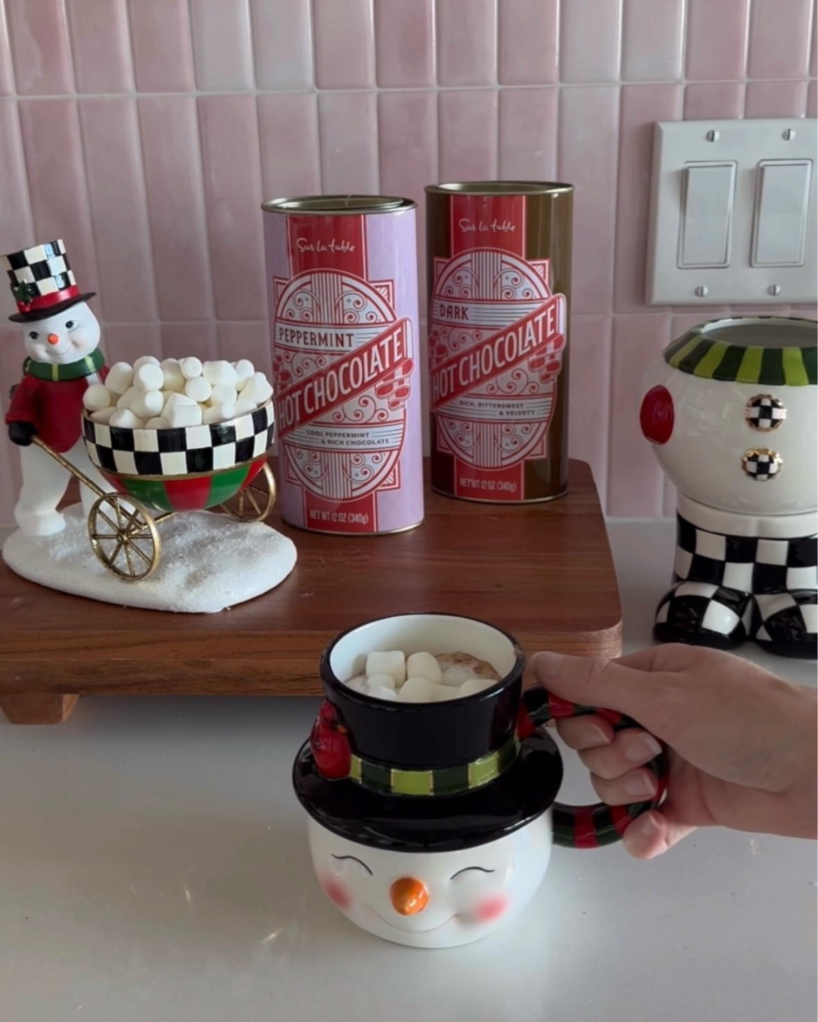 Hot chocolate bar set up 

#LTKhome #LTKSeasonal