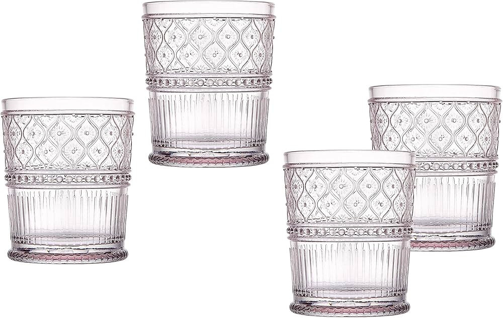 Godinger Old Fashioned Whiskey Glasses, Drinking Glasses, Vintage Decor, Glass Cups, Water Glasse... | Amazon (US)