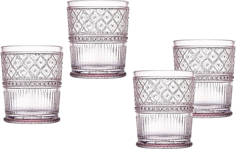 Godinger Old Fashioned Whiskey Glasses, Drinking Glasses, Vintage Decor, Glass Cups, Water Glasse... | Amazon (US)