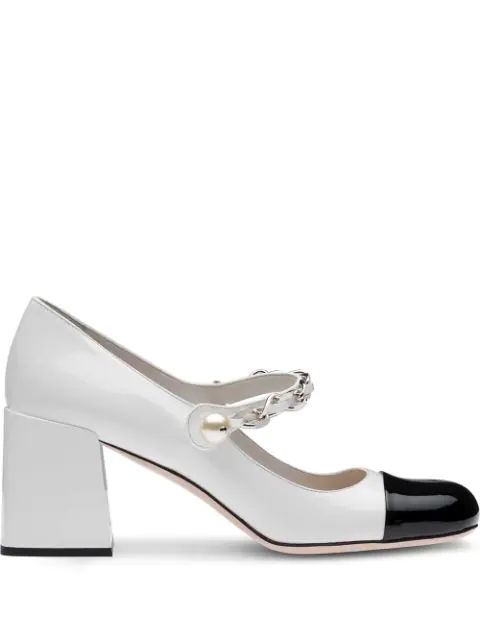 zapatillas con correa de cadena y perlas | Farfetch (RoW)