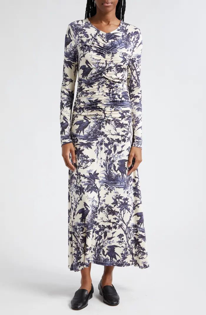 Cara Cara Maisy Landscape Print Long Sleeve Knit Dress | Nordstrom | Nordstrom