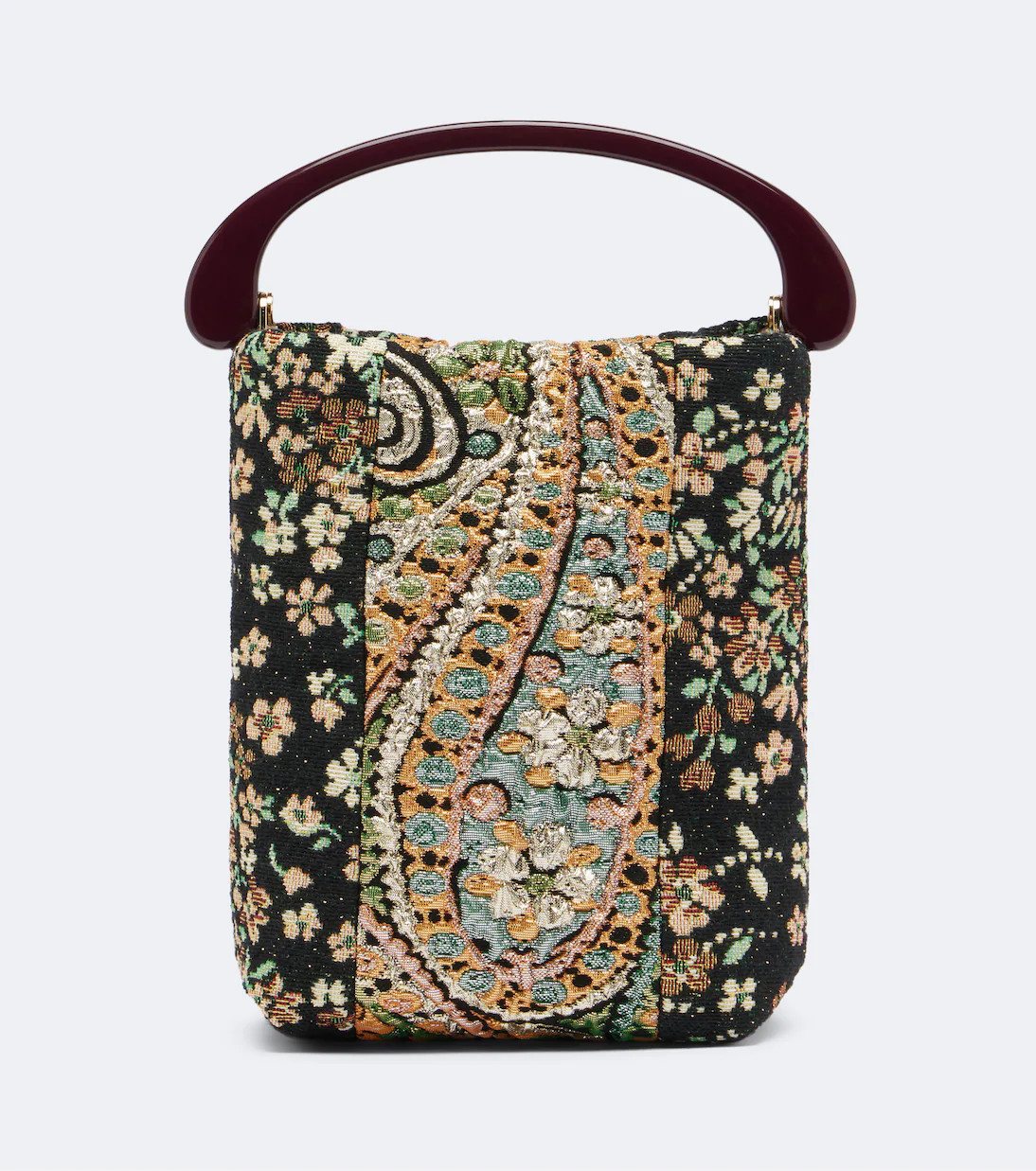 Micro floral jacquard top-handle bag | Mytheresa (US/CA)