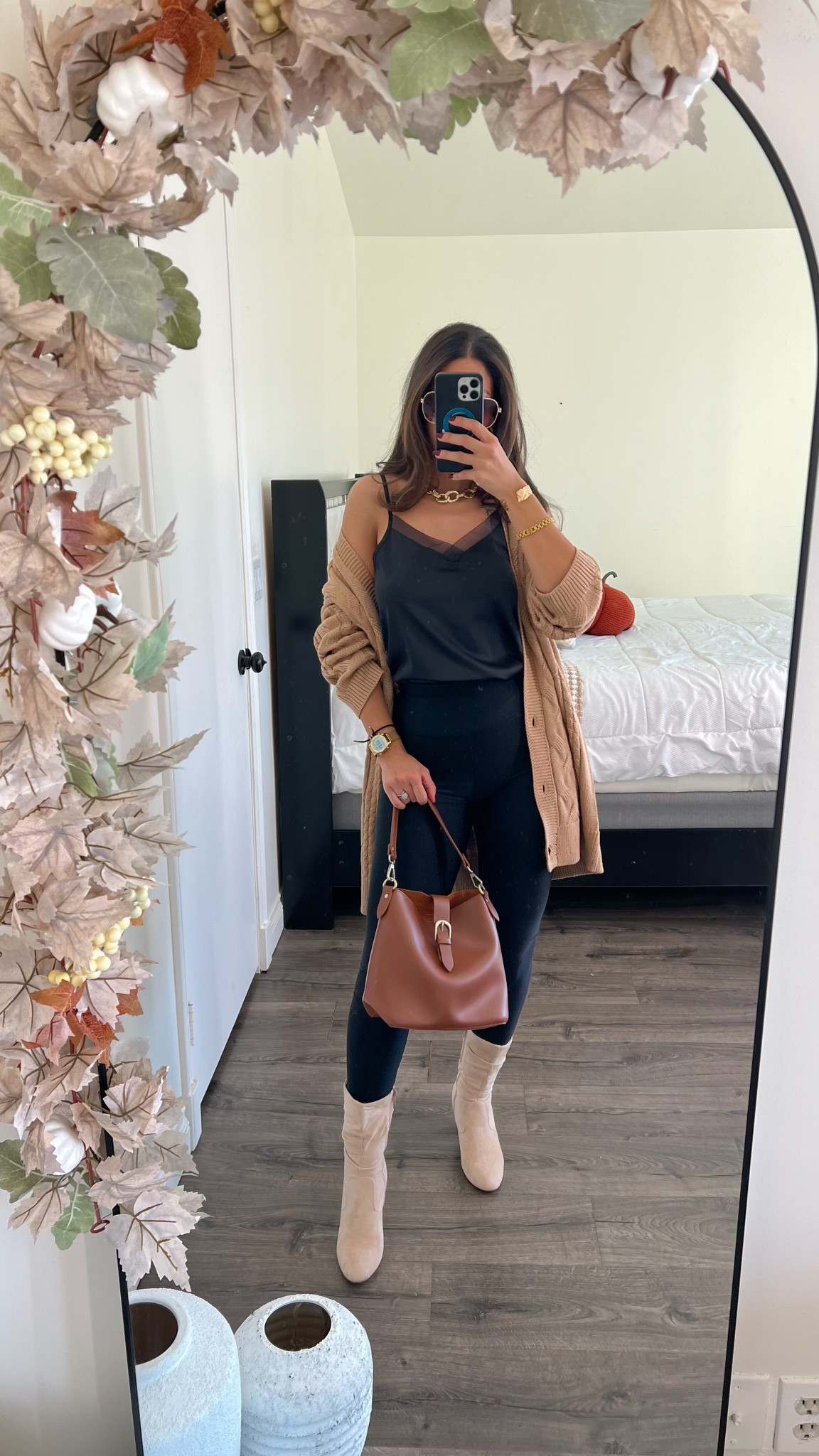 Simple Thanksgiving outfit ideas with leggings. The same cardigan I wore as a dress 

#LTKStyleTip #LTKSeasonal #LTKFindsUnder50