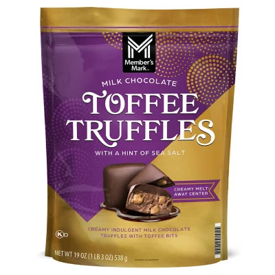 Member's Mark Milk Chocolate Toffee Truffle with Sea Salt, 19 oz. | Sam's Club