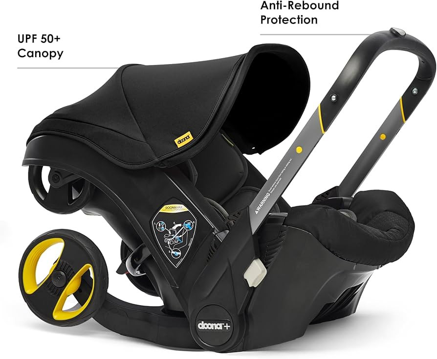 Doona Car Seat & Stroller, Nitro Black - All-in-One Travel System | Amazon (US)