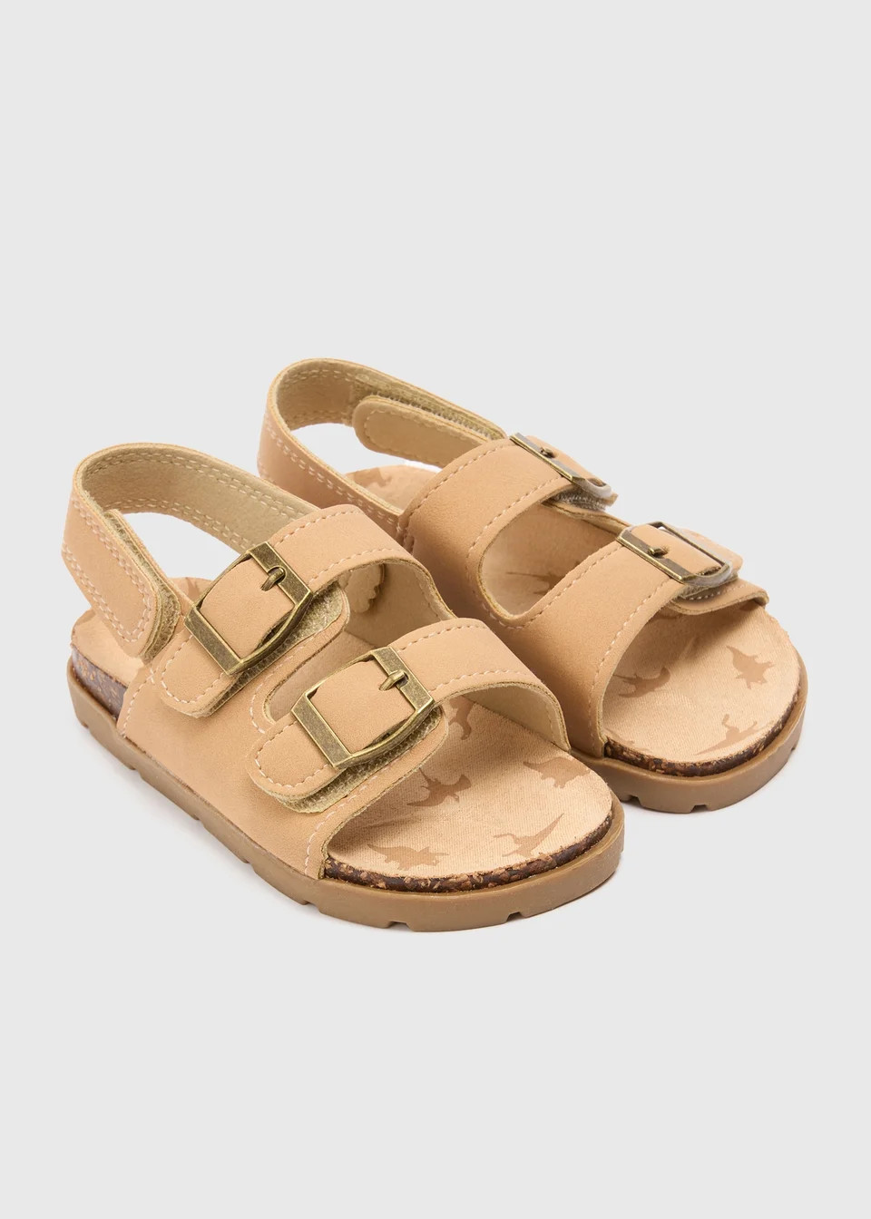 Boys Tan Foot Bed Sandals (Younger 4-12) - Size 4 Infants | Matalan (UK)