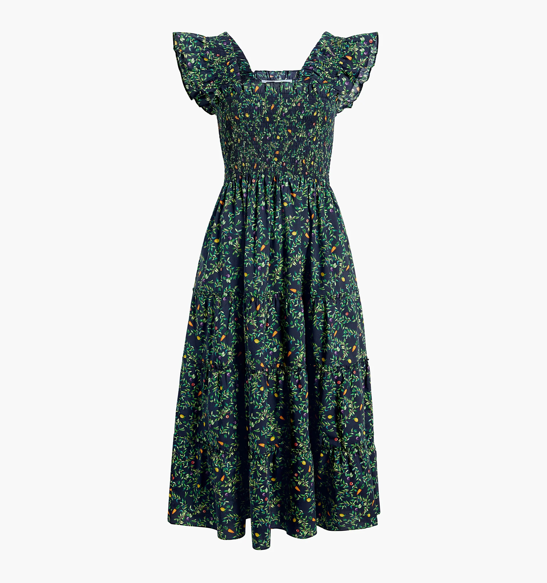 The Ellie Nap Dress - Midnight Garden Poplin | Hill House Home