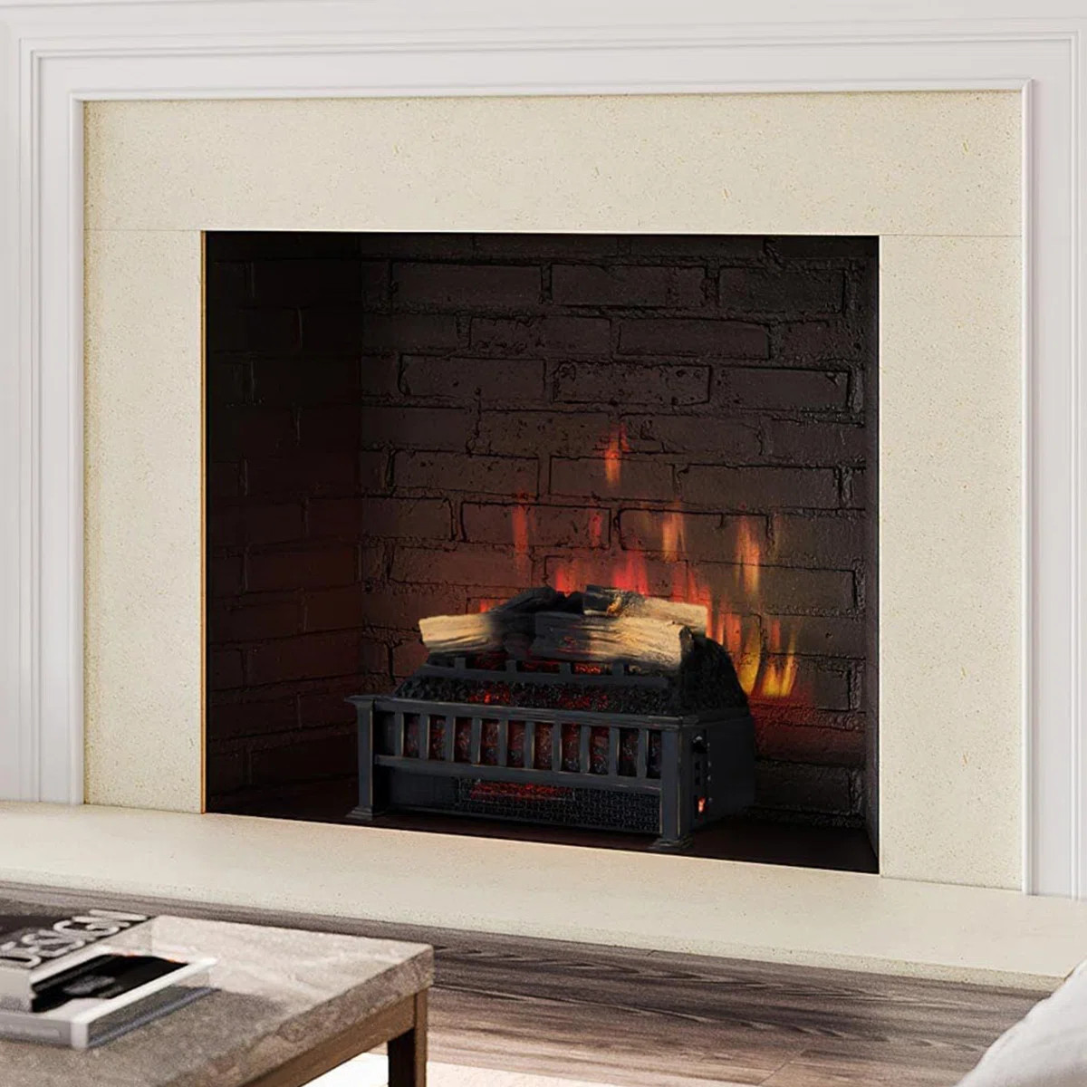 Country Living Infrared Electric Log Set Heater - Faux Logs Insert with Flickering Flames & Revie... | Wayfair North America