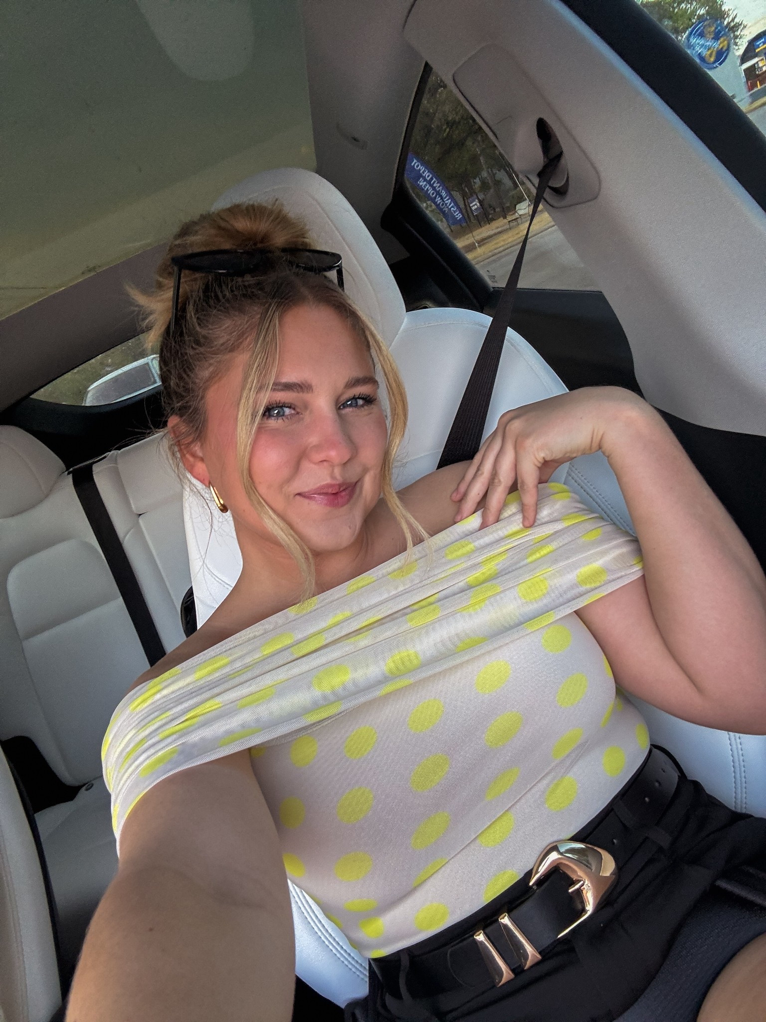 Off to dinner downtown!! 

Bodysuit runs TTS- M (on sale at Anthro- tons of prints)
Shorts run TTS- M

#dinnerdateoutfits #chiclooks #austintx

#LTKStyleTip #LTKTravel #LTKFindsUnder100