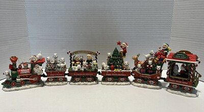Danbury Mint Westie Dog Holiday Christmas Express Train Figurines Set With Box  | eBay | eBay US