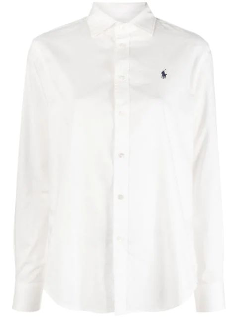 Polo Ralph Lauren long-sleeve Button Shirt - Farfetch | Farfetch Global