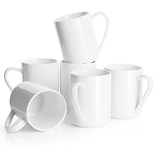 Sweese 603.001 Porcelain Coffee Mug Set - 11 Ounce for Coffee, Tea, Cocoa and Mulled Drinks - Set of | Amazon (US)