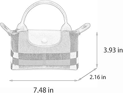 Small Size Luxury Plaid Women's Top Handle Handbag Canvas and Leather Mini Contrasting Colors Sat... | Amazon (US)