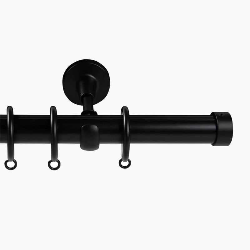 Arno Single Decorative Curtain Rod with Rings | TWOPAGES