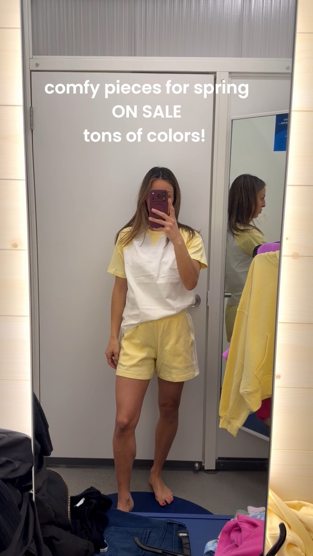 A comfortable spring look but out together! 

baseball tee 
5” shorts with drawstring 

Sweat shorts | tee shirts | comfortable style | comfortable outfit | spring style Sprinf outfit | yellow shorts | yellow shirt | sale | old navy 