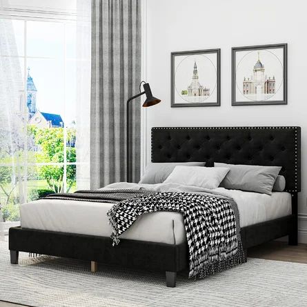 Latitude Run® Emanuell Tufted Upholstered Bed | Wayfair | Wayfair North America