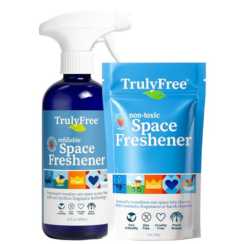 Truly Free Space Freshener Starter Kit, Lemongrass Essential Oil - Car and Air Fresheners for Hom... | Amazon (US)