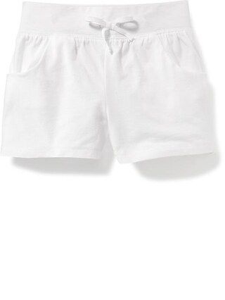 Old Navy Shirred Jersey Shorts For Toddler Girls Size 12-18 M - Calla lily 2 | Old Navy US