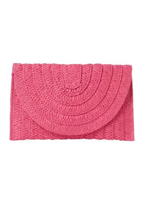 Sol And Mer Straw Clutch | Belk