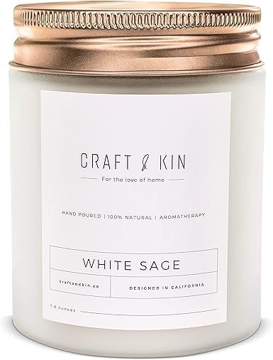 White Sage Candle | Wood Wicked Candles | Sage Candles for Cleansing House | 8 oz 45 Hour Burn, S... | Amazon (CA)