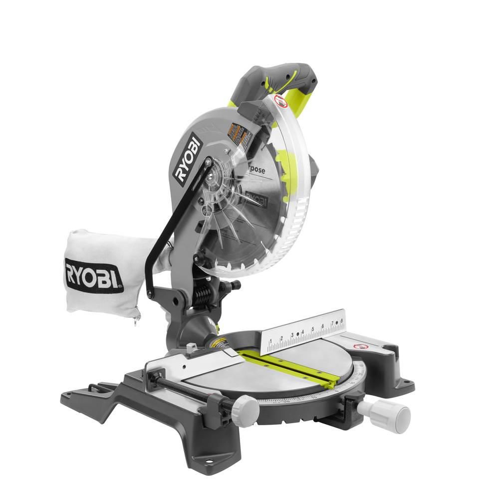 10 in. Compound Miter Saw with LED | The Home Depot