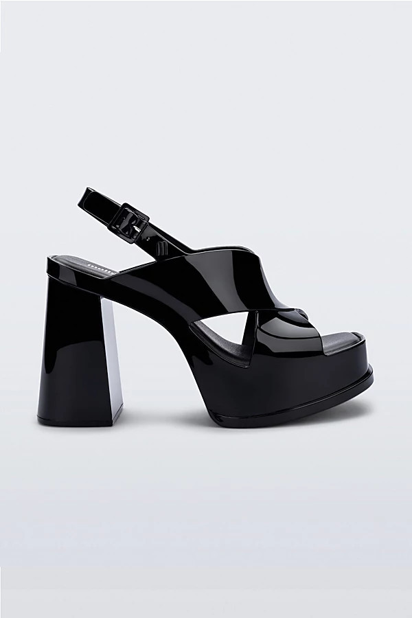 Melissa Dance Jelly Platform Heel in Black, Women's at Urban Outfitters | Urban Outfitters (US and RoW)