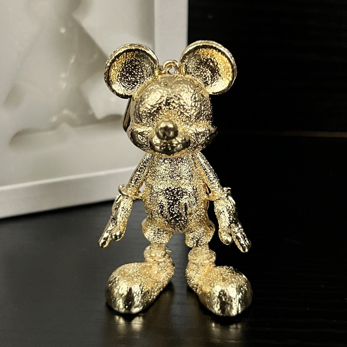 New In Box Disney x Baublebar Gold Metallic Mickey Mouse Bag Charm Keychain | eBay | eBay US