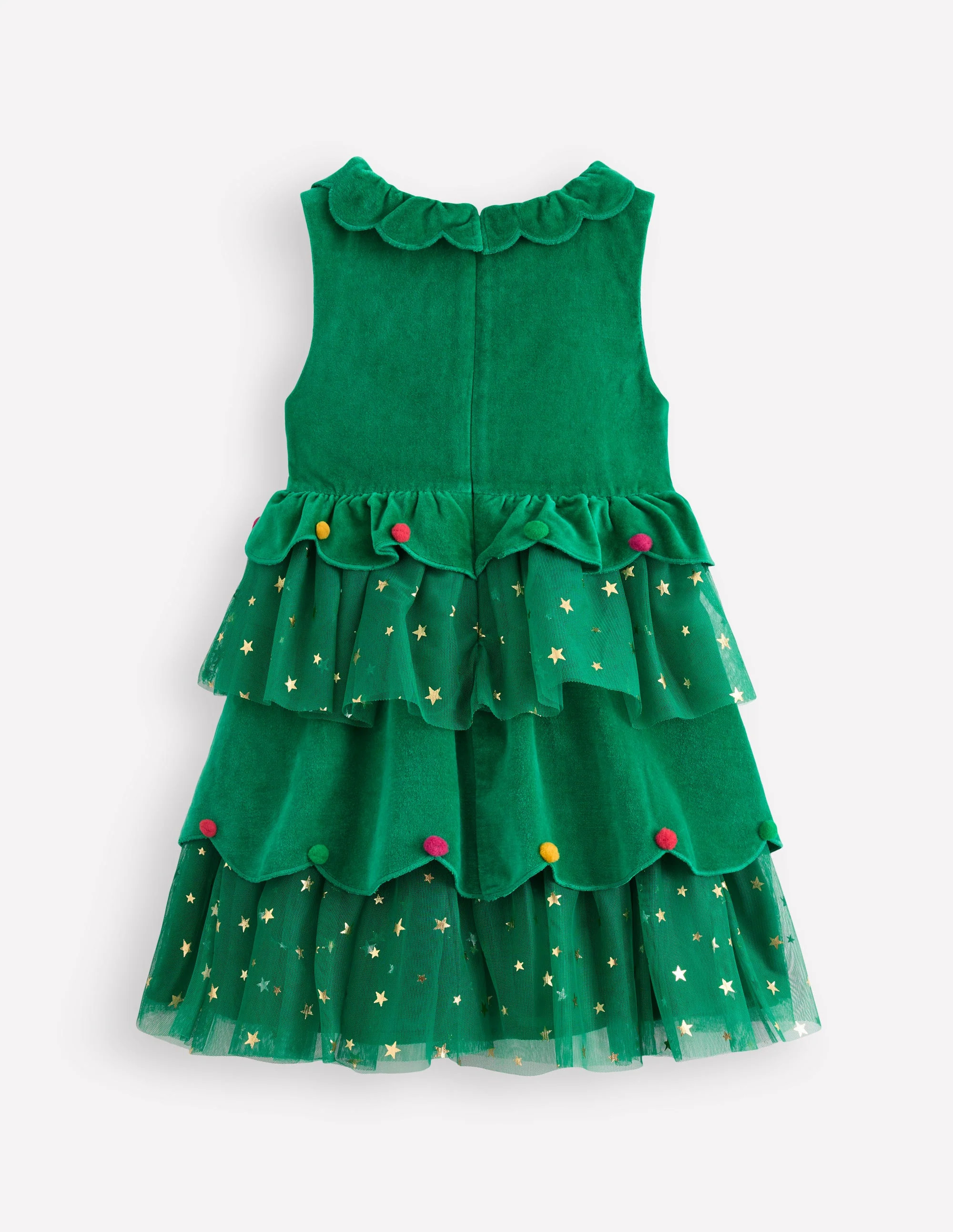 Christmas Tree Tulle Dress-Shady Green | Boden (US)