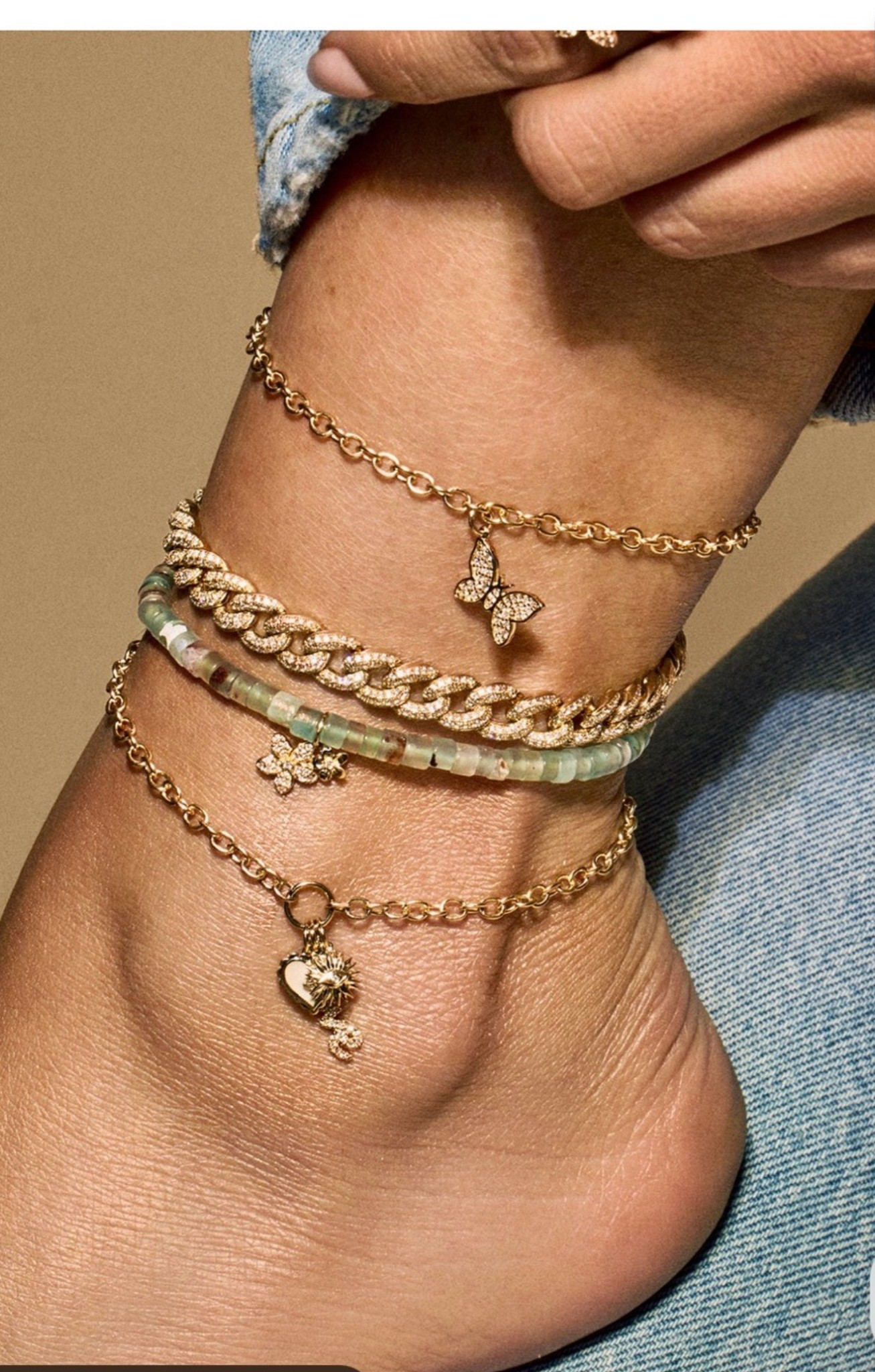 Sydney Evan
GOLD & DIAMOND BUTTERFLY ANKLET
Beautiful detailed ankles from Sydney Evan

#LTKootd #LTKTravel #LTKWorkwear