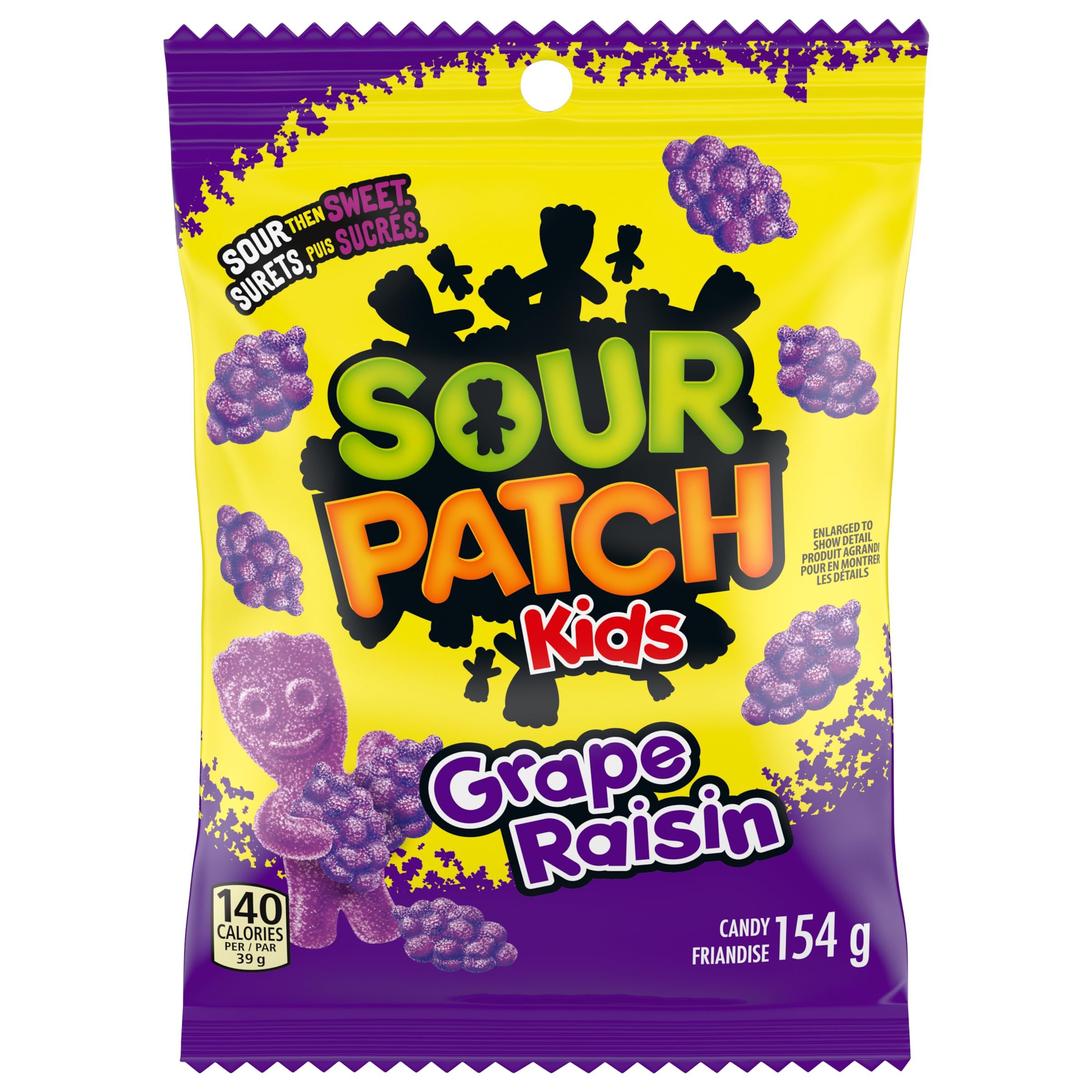 Sour Patch Kids gape Candy, Sour Candy, Gummy Candy, Bonbon, 154 g | Amazon (CA)