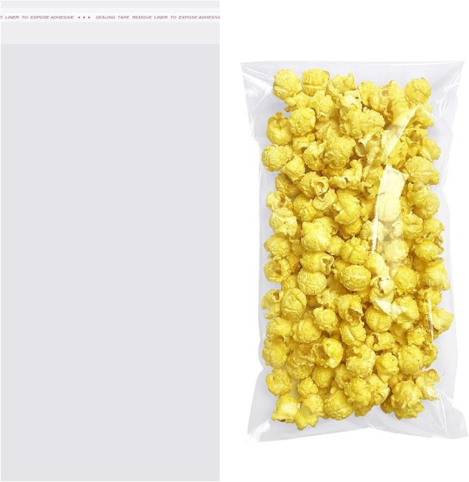 Morepack Self Sealing Cellophane Bags Self Adhesive,6x12 Inches Clear Resealable Cellophane Bags ... | Amazon (US)