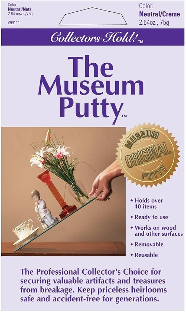 Quakehold Collectors Hold Museum Putty ,Silver ,2 Pack | Amazon (US)