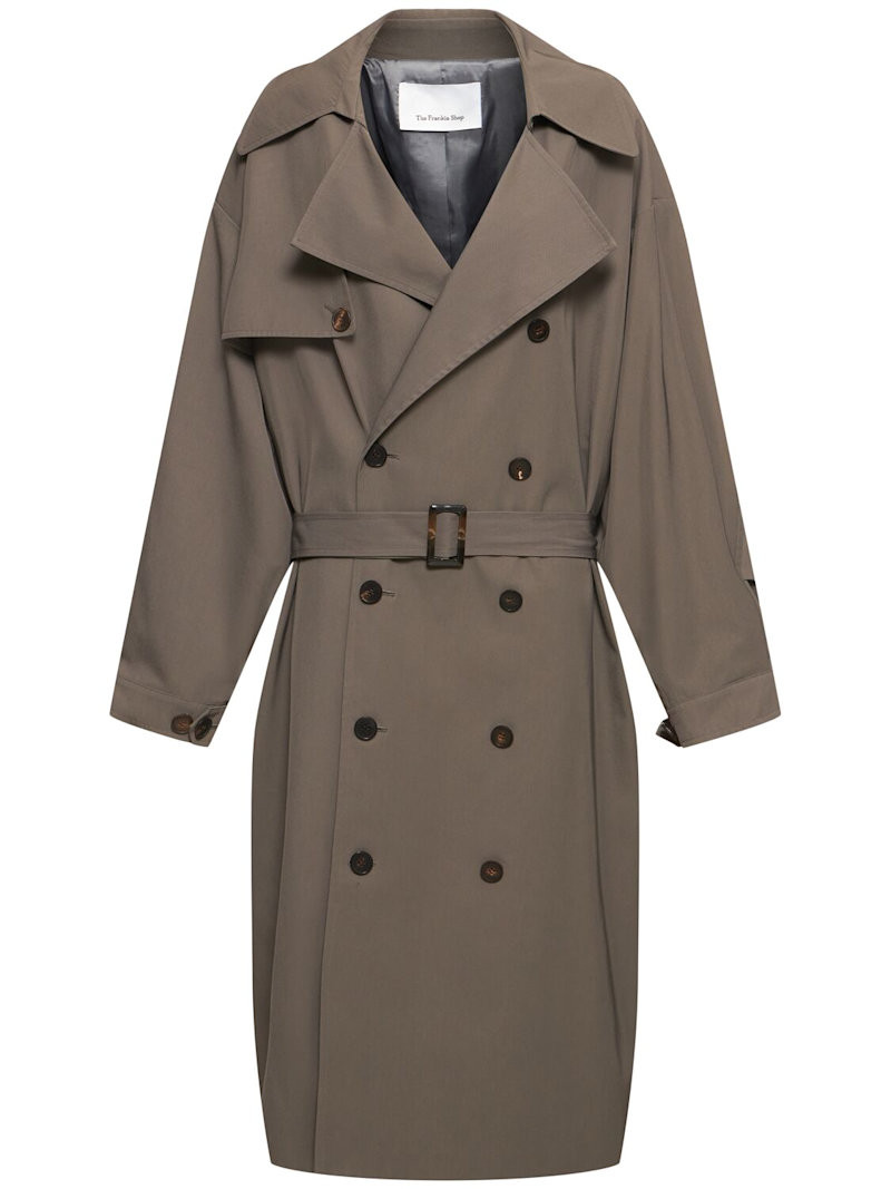 Mavis oversize long trench coat | Luisaviaroma
